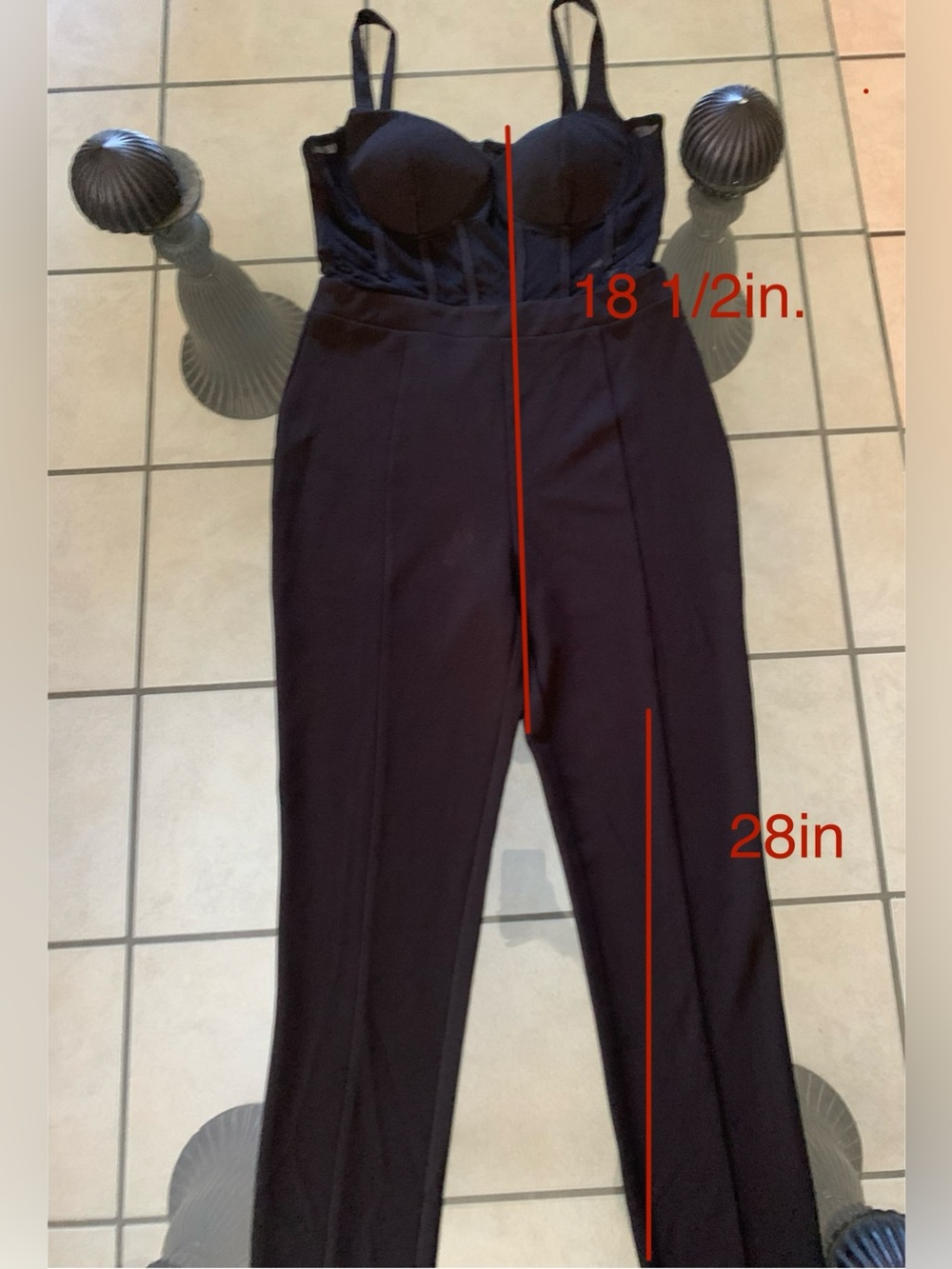 Black Windsor Jumpsuit - Picture 5 of 9